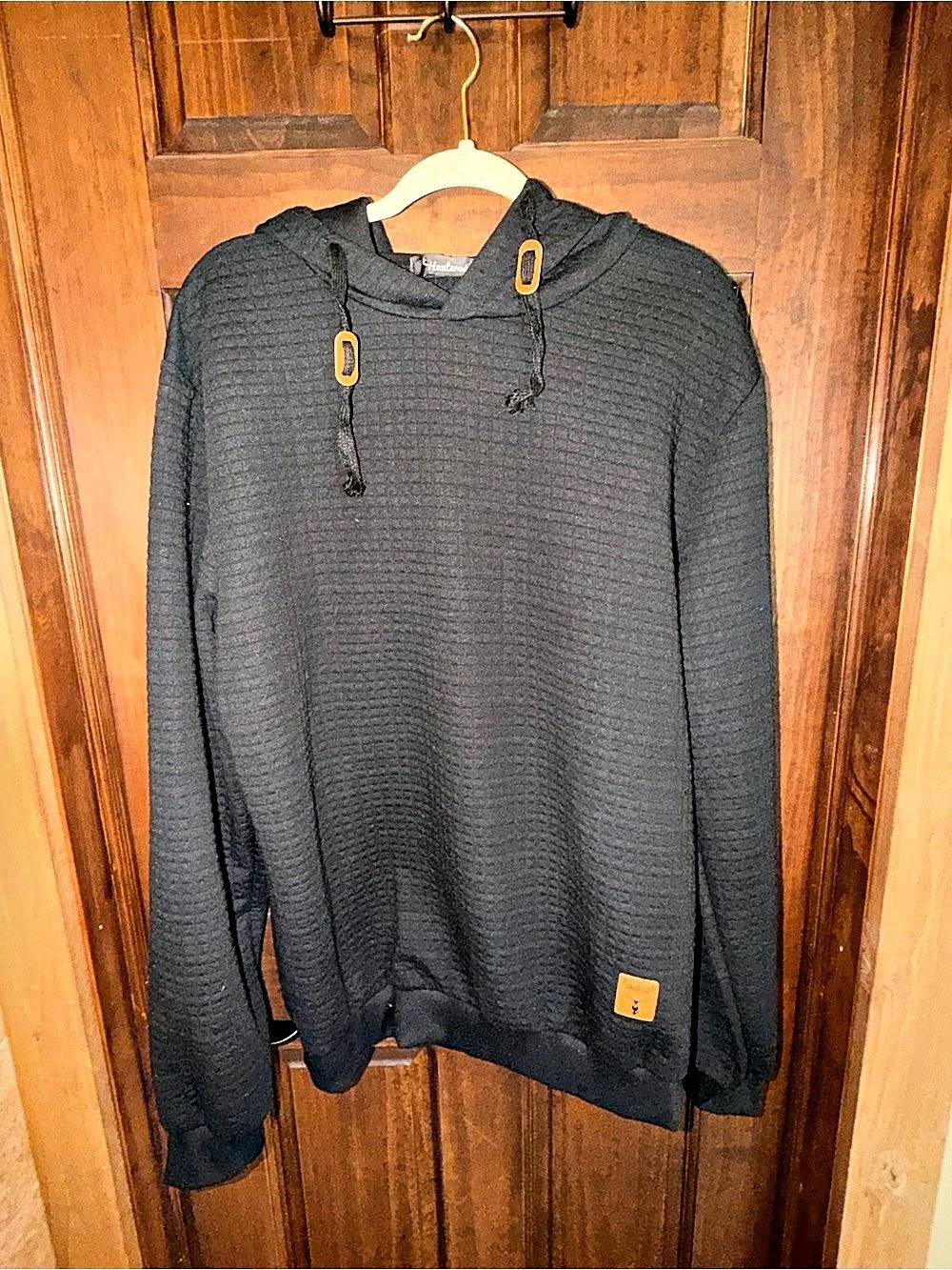 Huntwood Men's Textured Hoodie in Black XL Like New